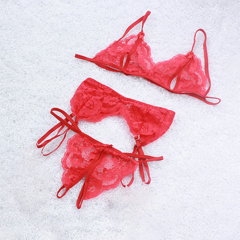 1 Set Women's Lace Lingerie, S - Sheer Mesh Bra บทวิจารณ์และราคา