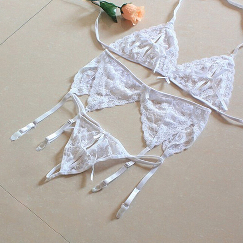 1 Set Women's Lace Lingerie, S - Sheer Mesh Bra บทวิจารณ์และราคา