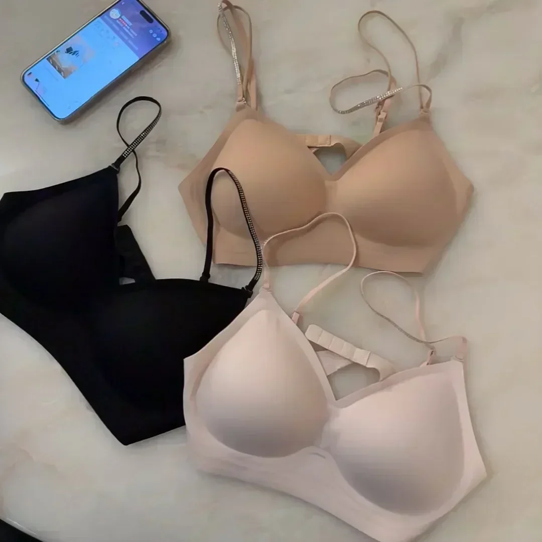 Women's Seamless Milk Skin Dia - Cotton Bra Everyday บทวิจารณ์และราคา