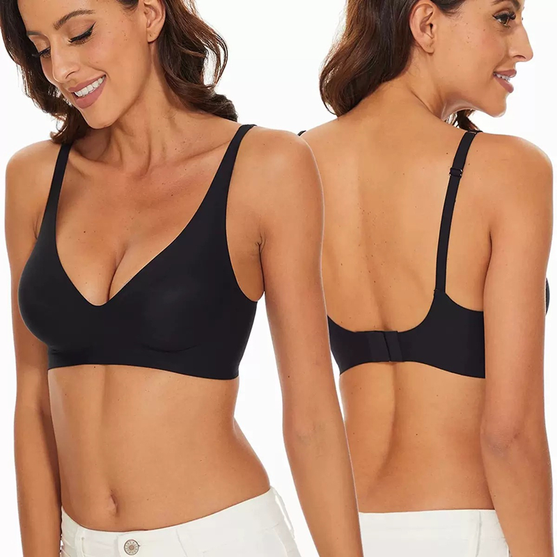 Sexy Seamless Jelly Bra S-4XL  - Minimizer Bra Women บทวิจารณ์และราคา