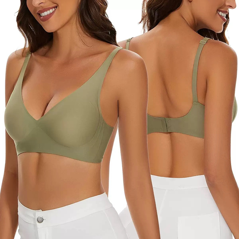 Sexy Seamless Jelly Bra S-4XL  - Minimizer Bra Women บทวิจารณ์และราคา