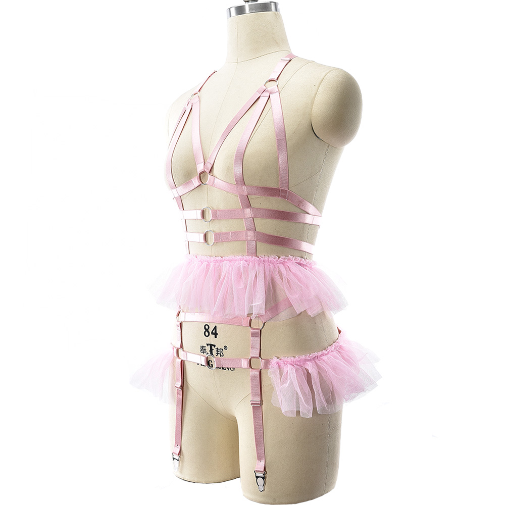 Pink Hollow No Underwire Harne - Underwire Bra Padded บทวิจารณ์และราคา