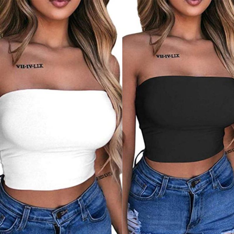 Womens Sexy Strapless Off Shou - T Shirt Bra Seamless บทวิจารณ์และราคา