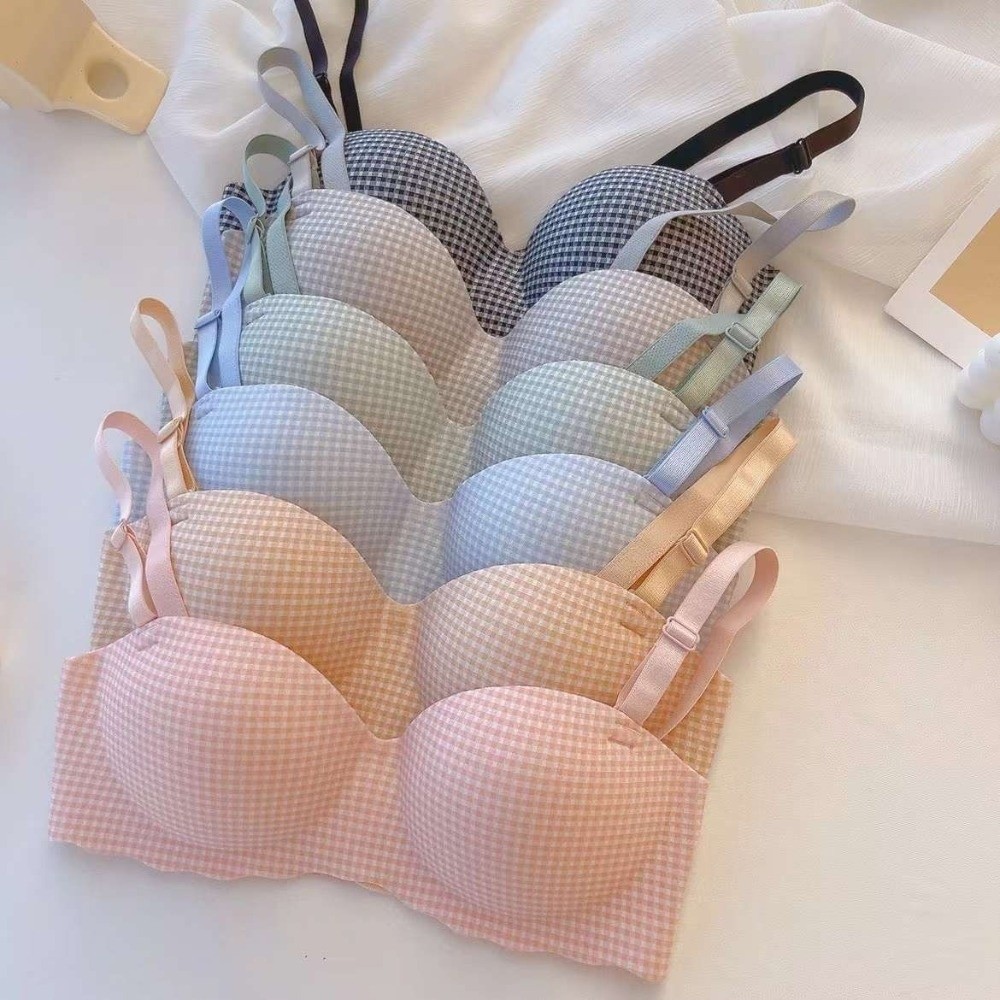 Breathable Seamless Bra Seamle - Plunge Bra Push Up บทวิจารณ์และราคา