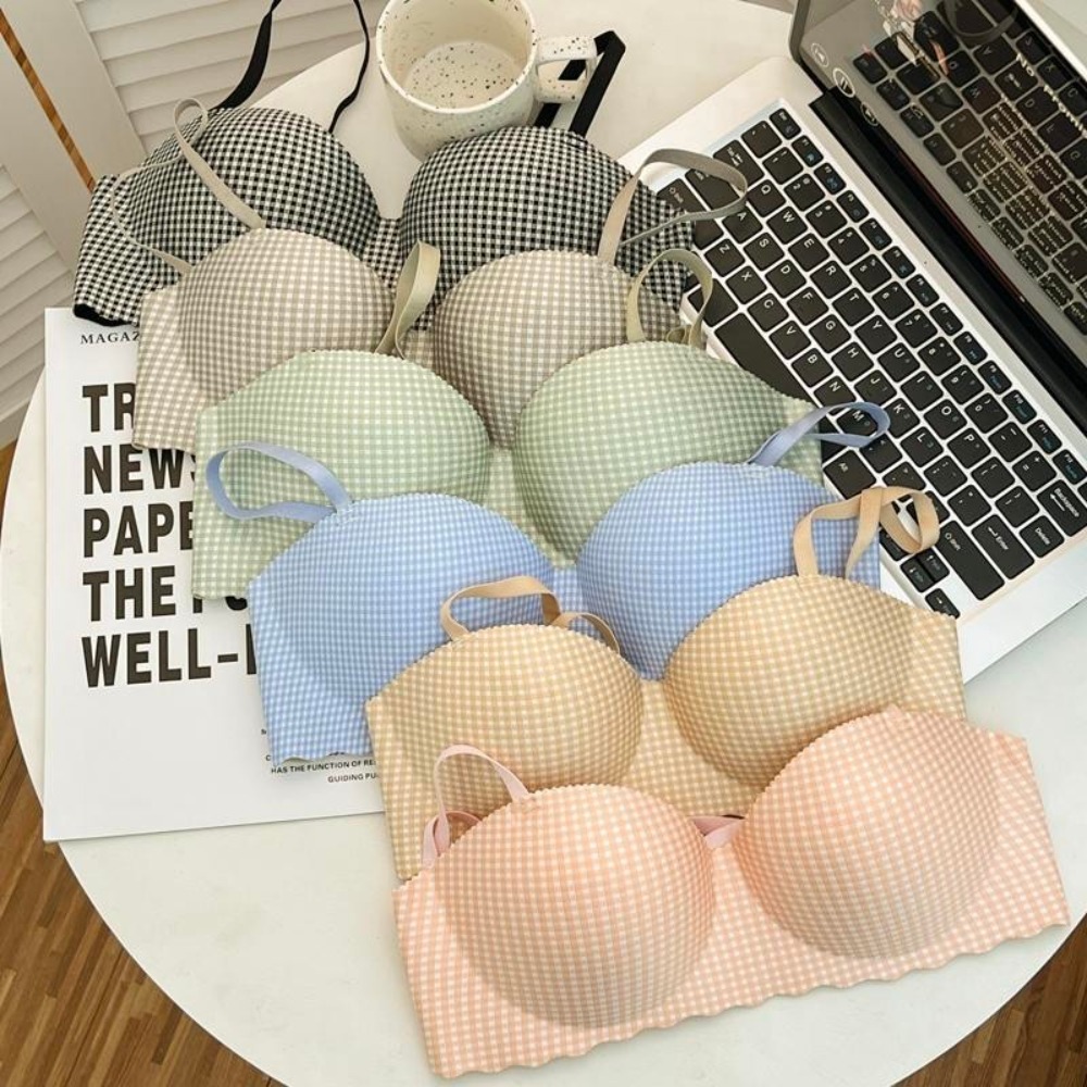 Breathable Seamless Bra Seamle - Plunge Bra Push Up บทวิจารณ์และราคา