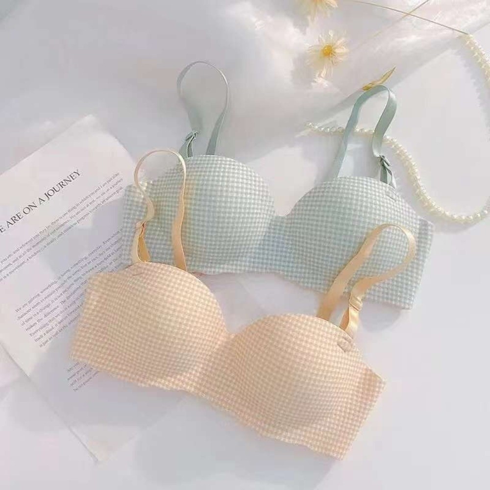 Breathable Seamless Bra Seamle - Plunge Bra Push Up บทวิจารณ์และราคา