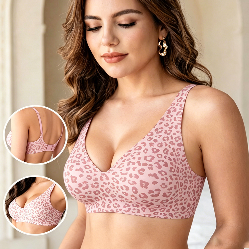 1Pcs Leopard Print Seamless Wi - T Shirt Bra Seamless บทวิจารณ์และราคา