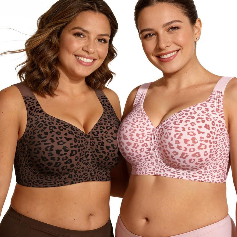 1Pcs Leopard Print Seamless Wi - T Shirt Bra Seamless บทวิจารณ์และราคา