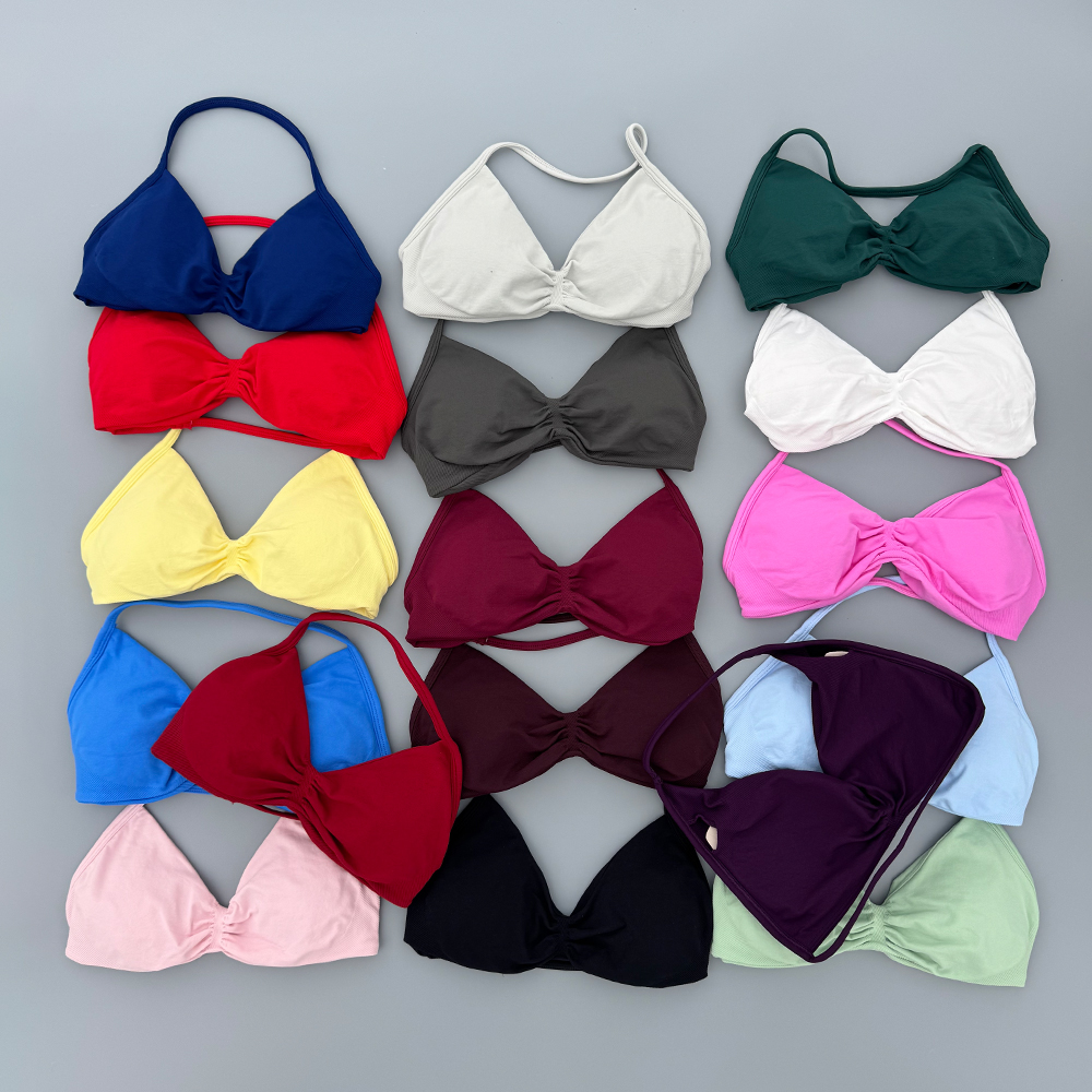 Sports Strappy Bra Yoga Underw - Sports Bra Racerback บทวิจารณ์และราคา