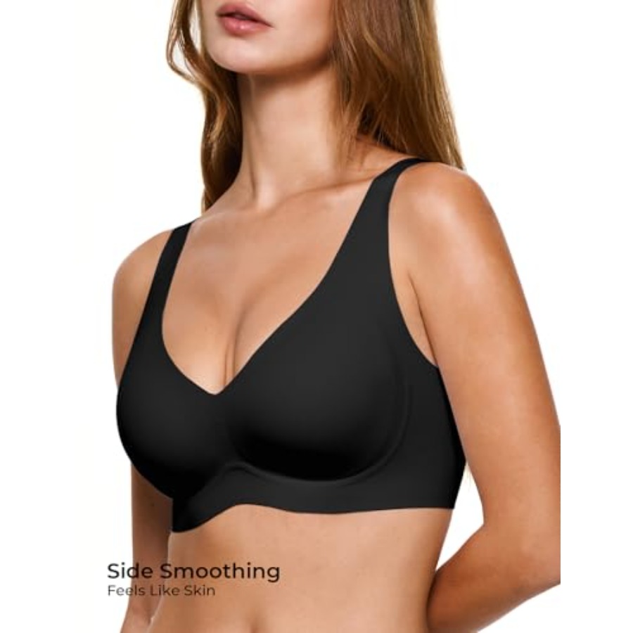 Deep V Jelly Bras for Women, W - T Shirt Bra Seamless บทวิจารณ์และราคา