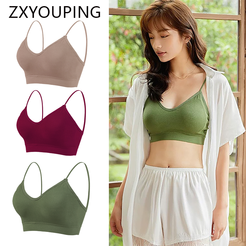Women Non Wired Bras Seamless  - Cotton Bra Everyday บทวิจารณ์และราคา