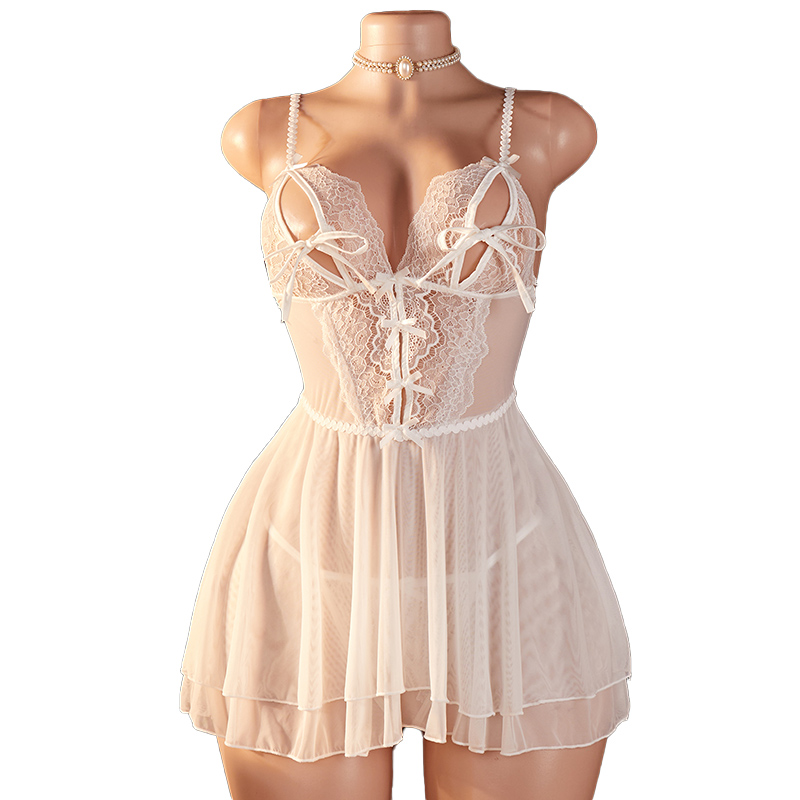 Transparent Sexy Woman Lingeri - Sheer Bra Lace บทวิจารณ์และราคา