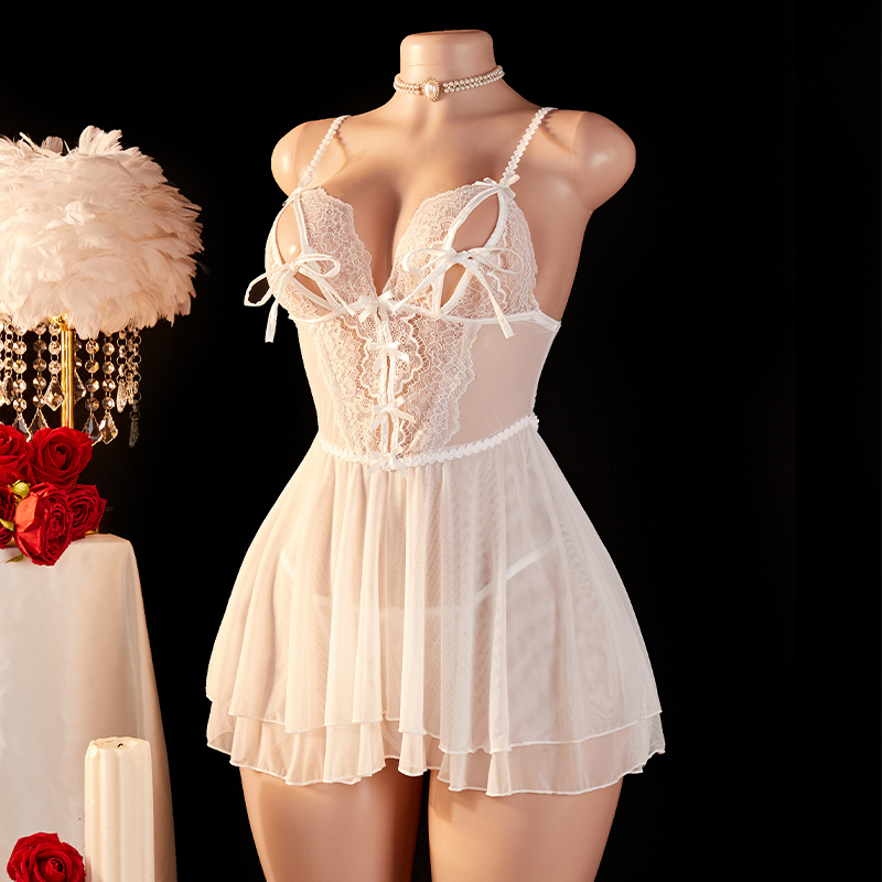 Transparent Sexy Woman Lingeri - Sheer Bra Lace บทวิจารณ์และราคา