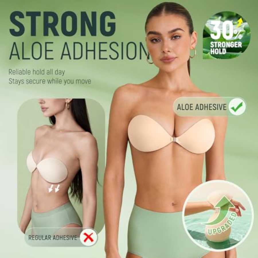 Ultra Invisible Sticky Bra Pus - Backless Bra Sticky บทวิจารณ์และราคา