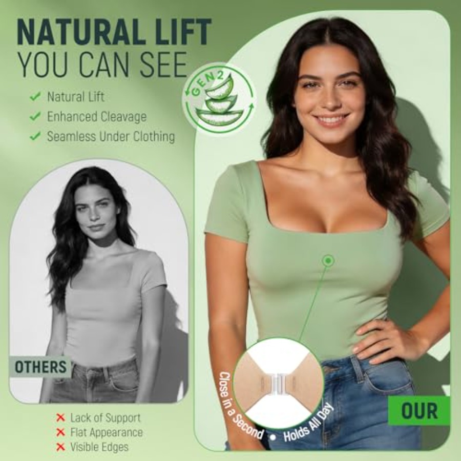 Ultra Invisible Sticky Bra Pus - Backless Bra Sticky บทวิจารณ์และราคา