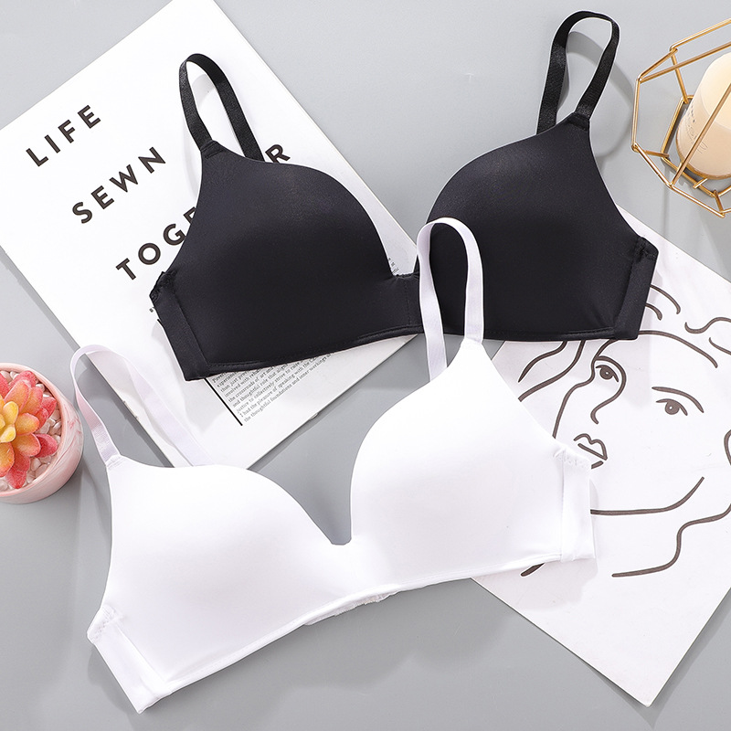 Women Seamless Bra Sexy No Wir - Plunge Bra Push Up บทวิจารณ์และราคา