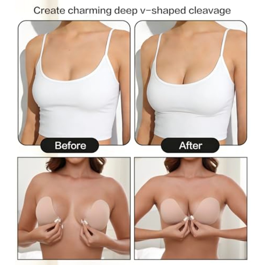 MITALOO Adhesive Bra Invisible - Backless Bra Sticky บทวิจารณ์และราคา