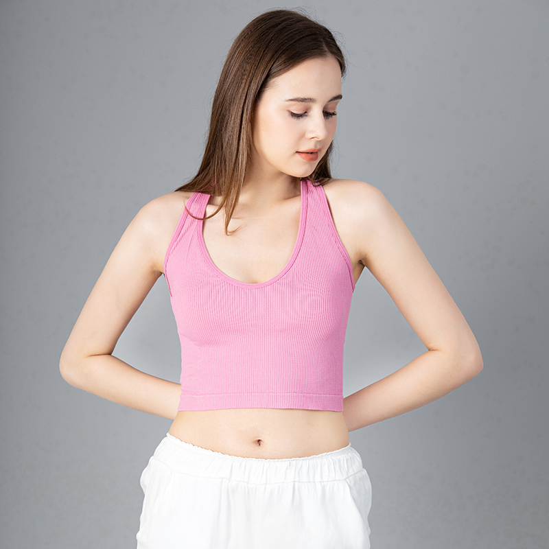 Halter-neck Tops Women Sexy Ba - T Shirt Bra Seamless บทวิจารณ์และราคา