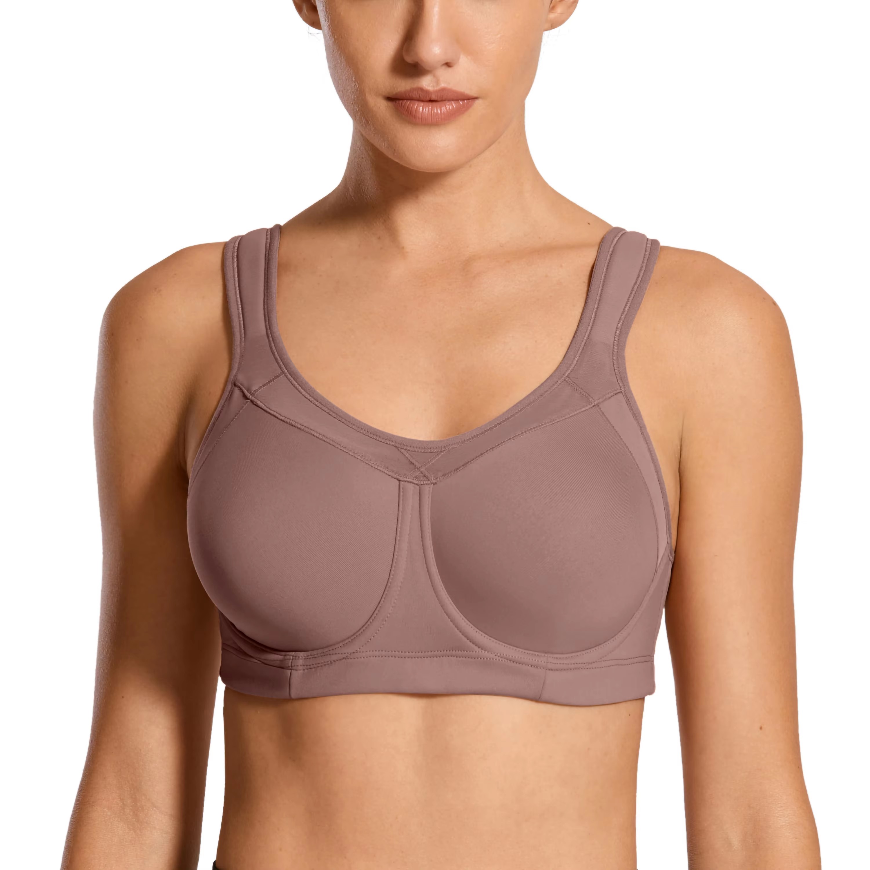 SYROKAN Women Sports bras High - Underwire Bra Padded บทวิจารณ์และราคา