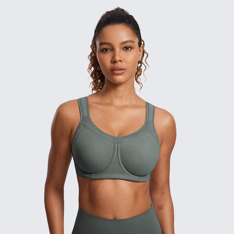 SYROKAN Women Sports bras High - Underwire Bra Padded บทวิจารณ์และราคา