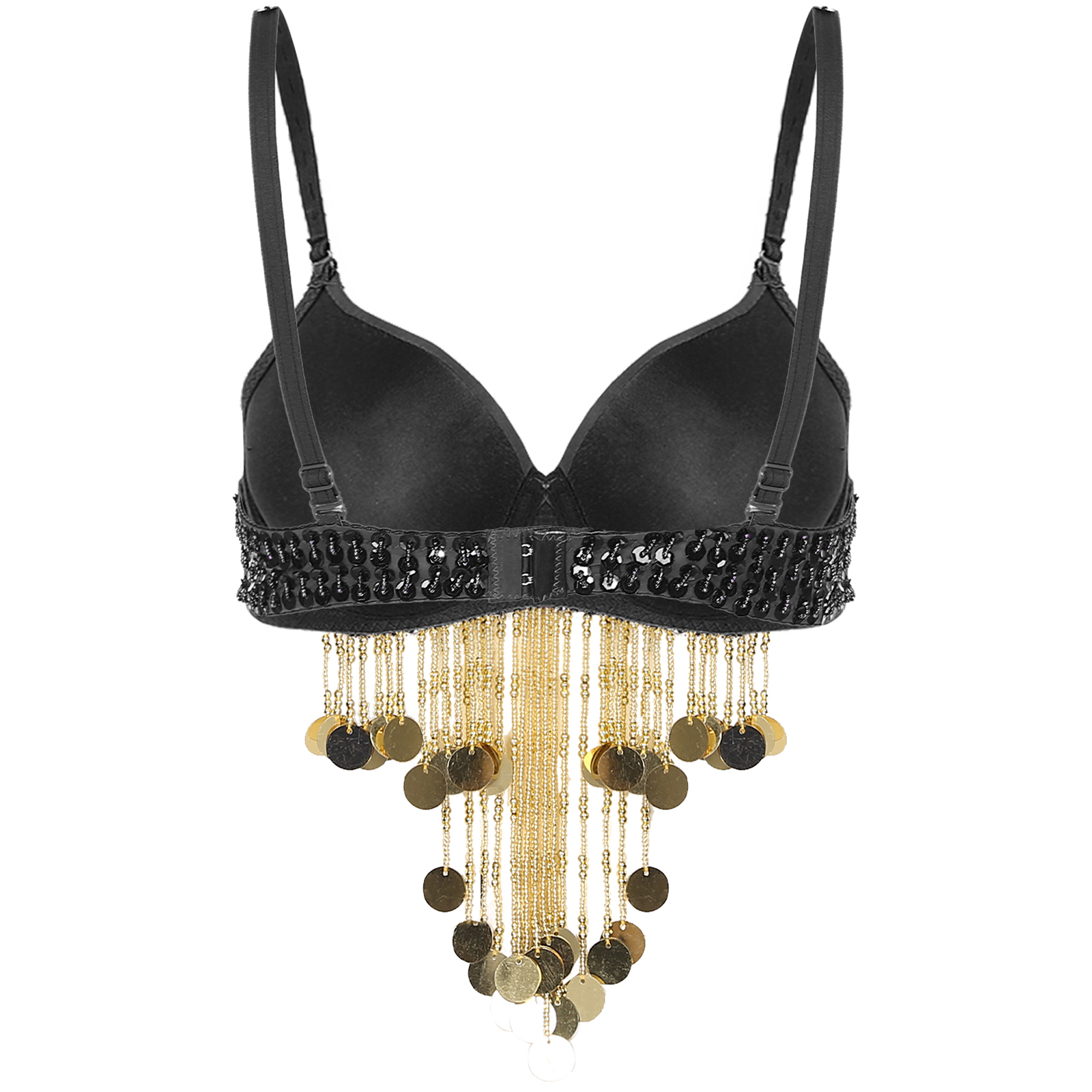 Womens Belly Dance Stage Perfo - Underwire Bra Padded บทวิจารณ์และราคา
