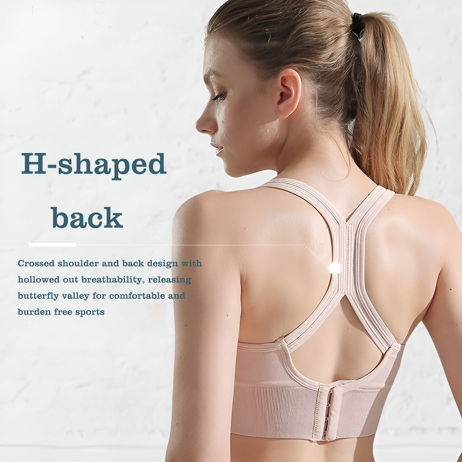 Women's Cross Back Sports Bra  - Full Coverage Bra บทวิจารณ์และราคา