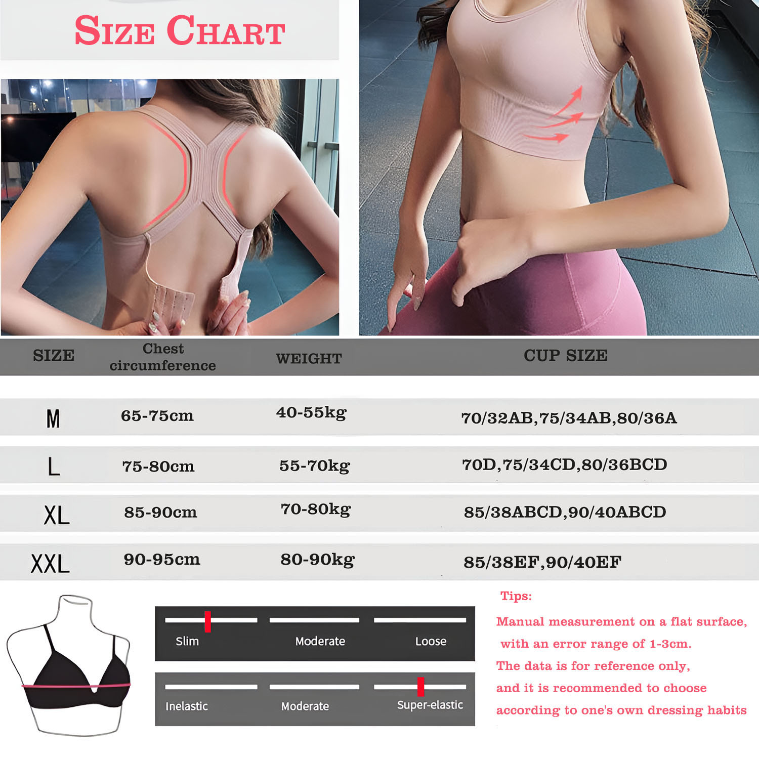 Women's Cross Back Sports Bra  - Full Coverage Bra บทวิจารณ์และราคา