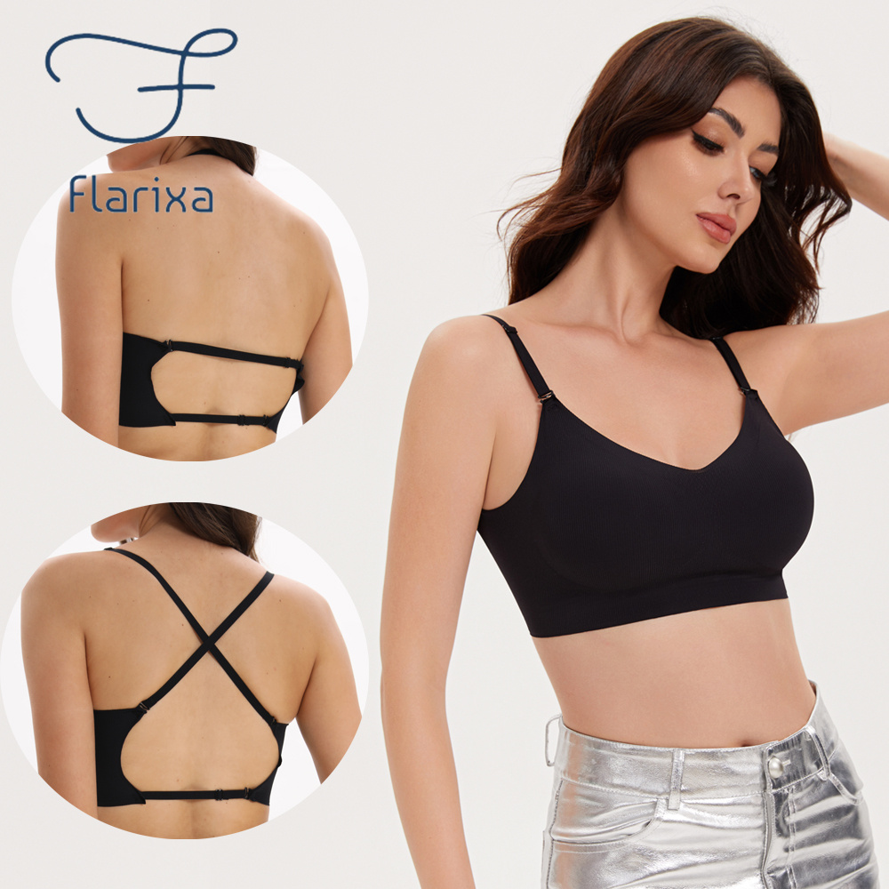 Flarixa Seamless Low Back Bra  - Convertible Bra Multiway บทวิจารณ์และราคา