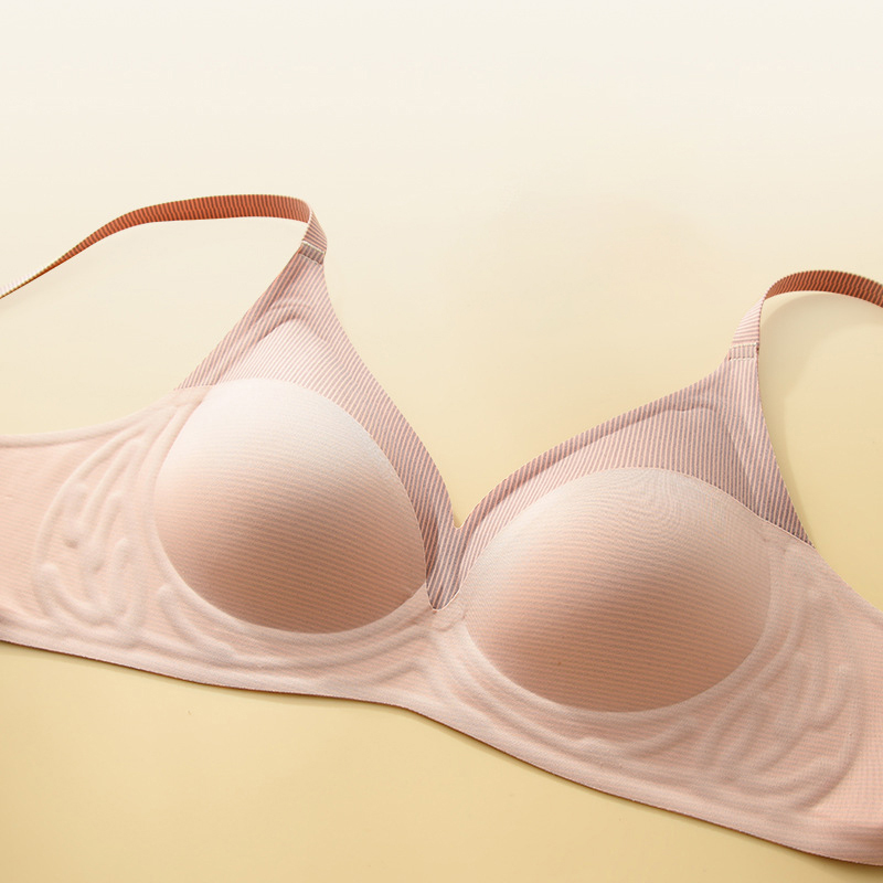 Stripe Color Contrast Soft Sup - Underwire Bra Padded บทวิจารณ์และราคา