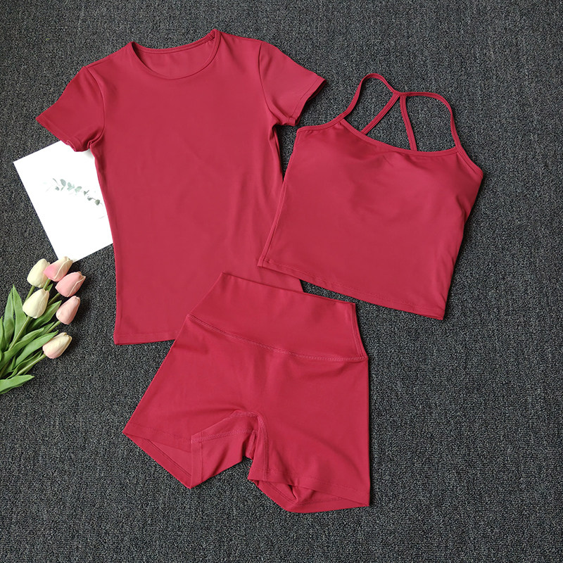 3 Piece Quick Dry Workout Set  - Full Coverage Bra บทวิจารณ์และราคา