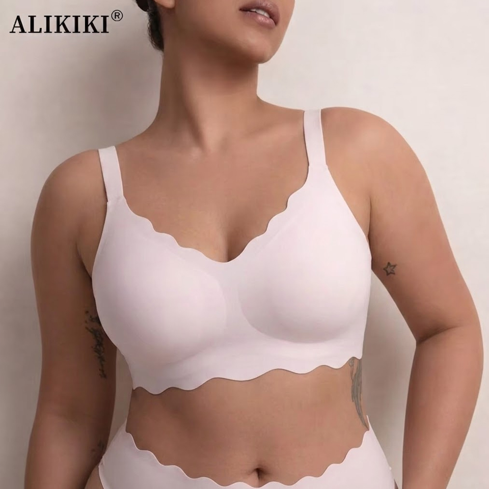 Seamless Wireless Supportive B - T Shirt Bra Seamless บทวิจารณ์และราคา