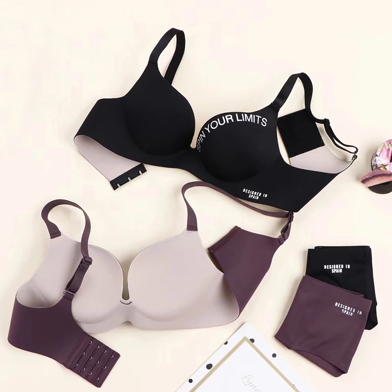 Simplicity Letters Printed Bra - Cotton Bra Everyday บทวิจารณ์และราคา