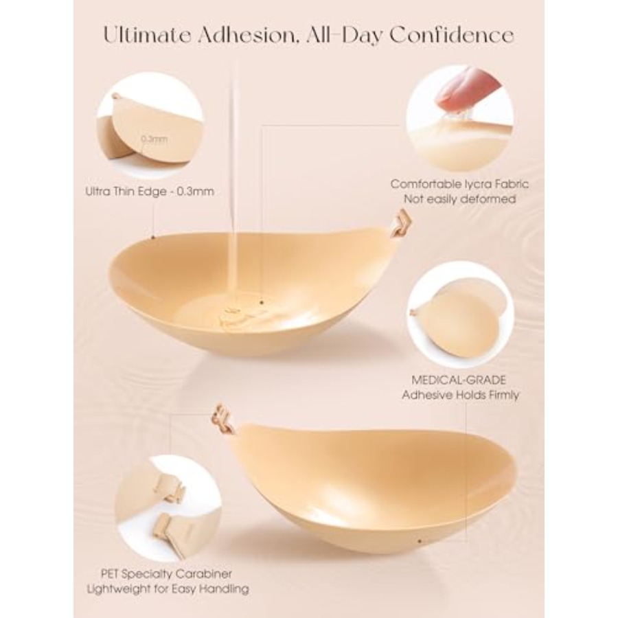 Sticky Bra Push Up Strapless A - Backless Bra Sticky บทวิจารณ์และราคา